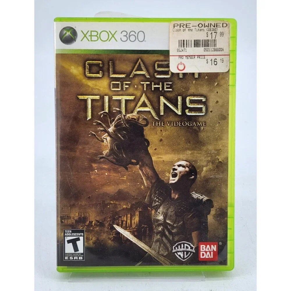 Clash of the Titans: The Videogame ~‎ Xbox 360 (Bandai, 2010) Complete TESTED